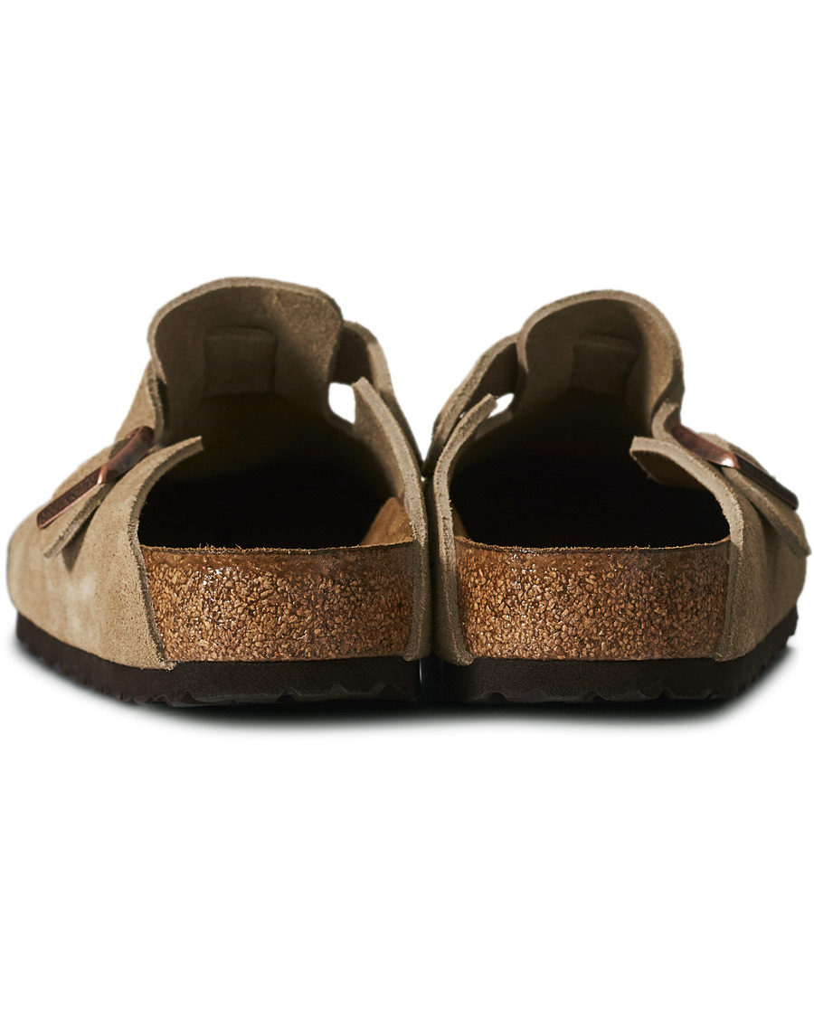Herr | BIRKENSTOCK Boston Soft Footbed Taupe Suede 46 | BIRKENSTOCK | Boston Soft Footbed Taupe Suede 46