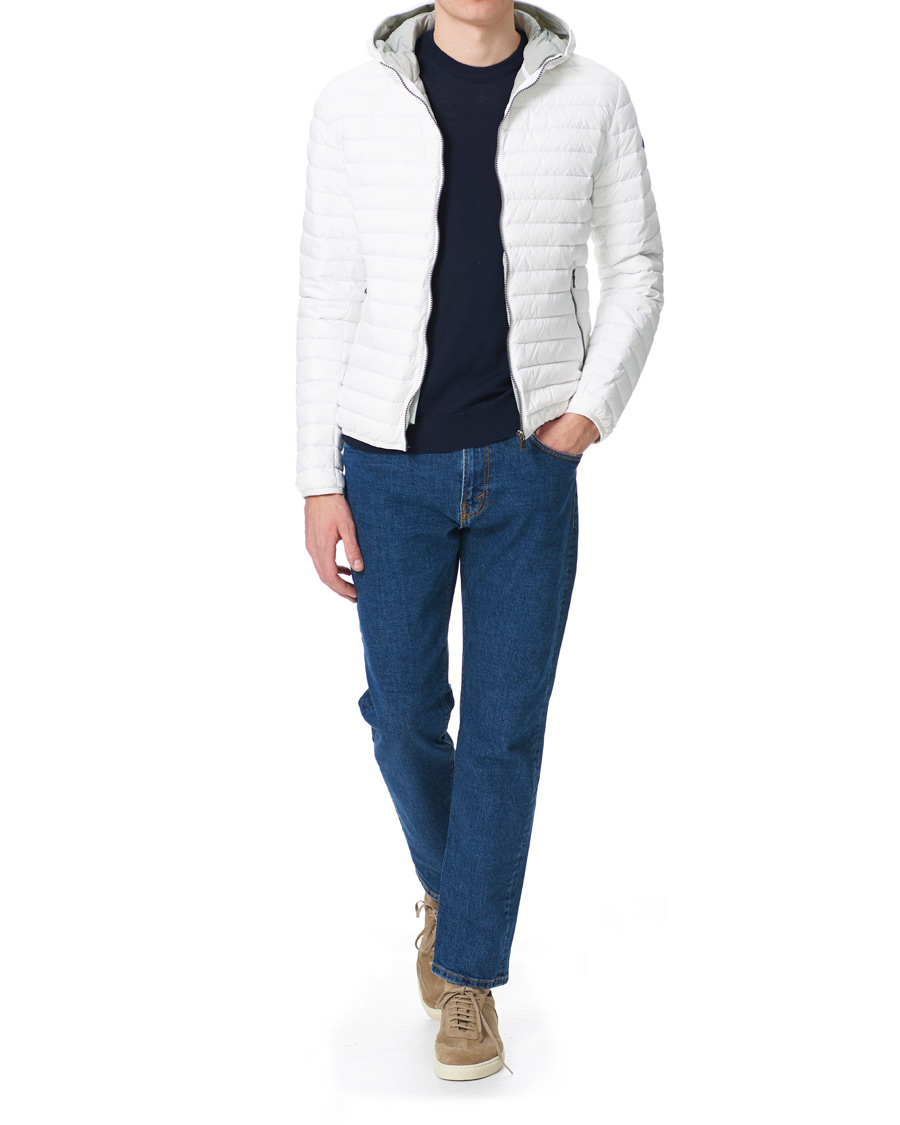Herr | Jackor | Colmar | Lightweight Down Hooded Jacket White