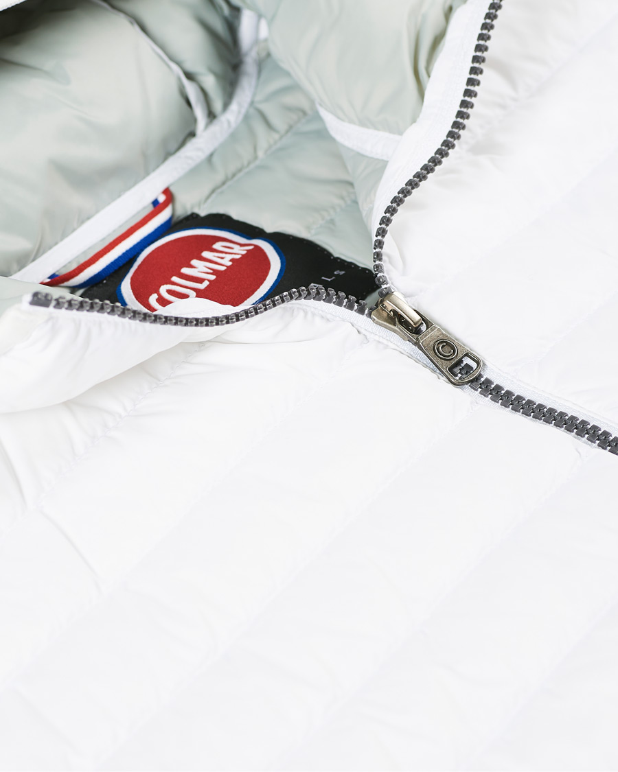 Herr | Jackor | Colmar | Lightweight Down Hooded Jacket White