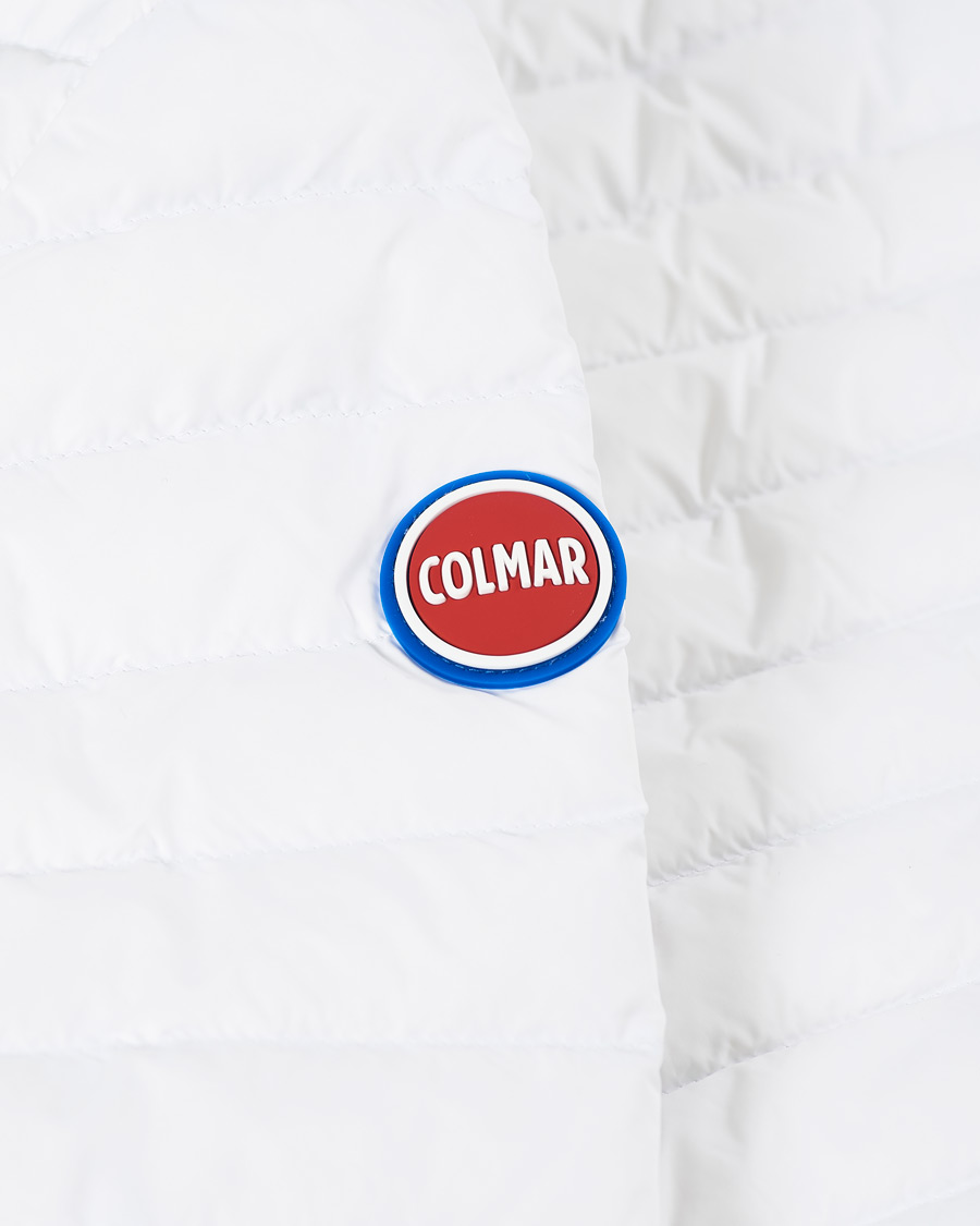 Herr | Jackor | Colmar | Lightweight Down Hooded Jacket White