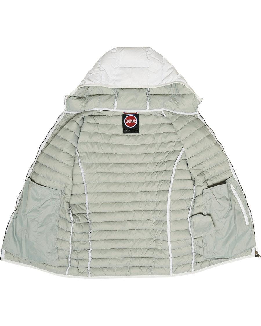 Herr | Jackor | Colmar | Lightweight Down Hooded Jacket White