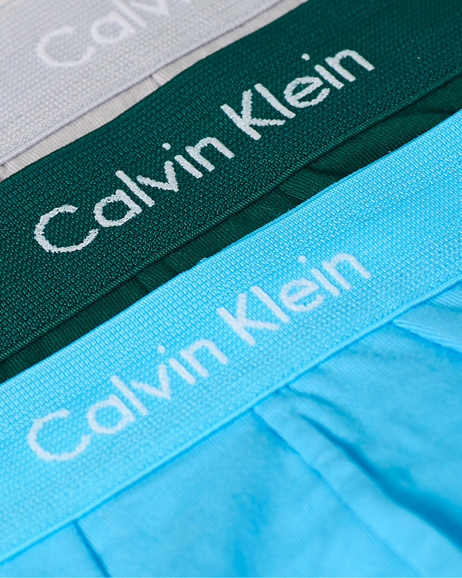 Herr | Underkläder | Calvin Klein | Cotton Stretch Low Rise Trunk 3-Pack Jada Sea/Sky High/Silver