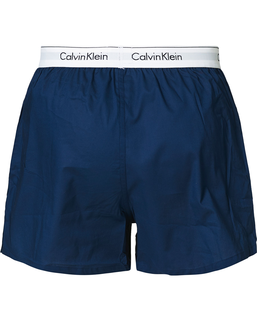 Herr | Underkläder | Calvin Klein | Modern Cotton Stretch Boxer 2-Pack Navy/Grey Heather