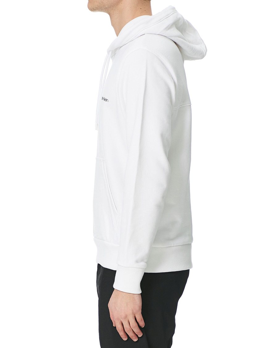 Herr | Tröjor | Calvin Klein | Small Chest Logo Hoodie Bright White