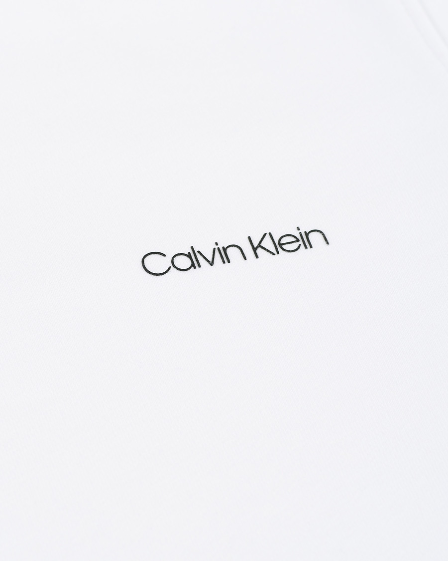 Herr | Tröjor | Calvin Klein | Small Chest Logo Hoodie Bright White