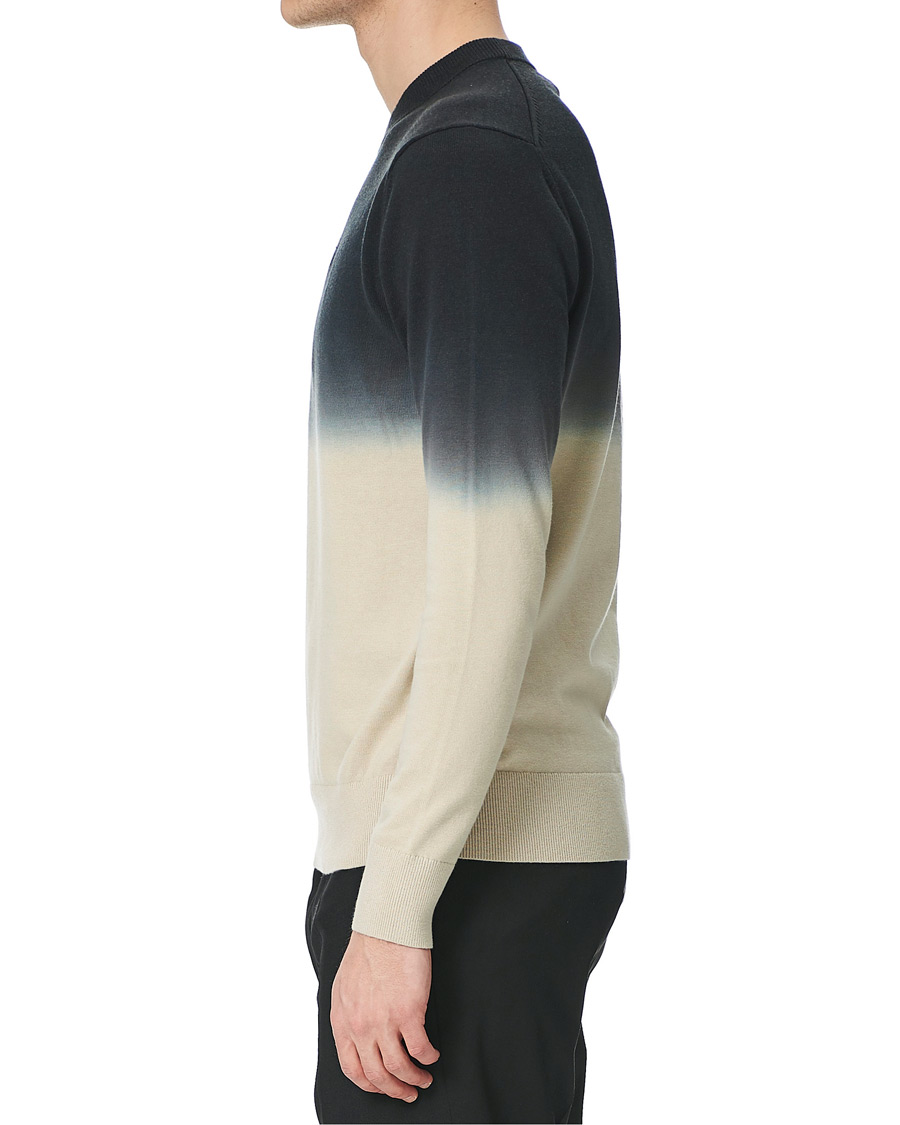 Herr | Tröjor | Calvin Klein | Dip Dyed Crew Neck Sweater Black