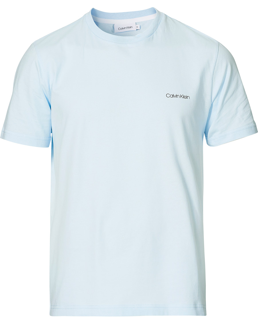 Herr | T-Shirts | Calvin Klein | Chest Logo Crew Neck Tee Kingly Blue