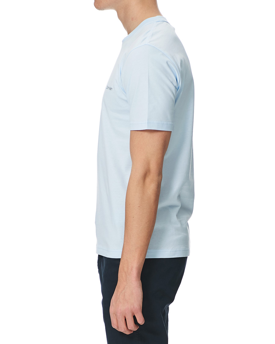 Herr | T-Shirts | Calvin Klein | Chest Logo Crew Neck Tee Kingly Blue