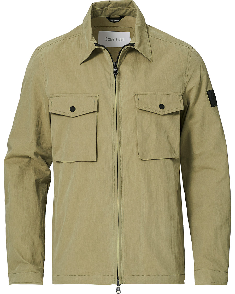 Herr | Calvin Klein Light Shirt Jacket Delta Green | Calvin Klein | Light Shirt Jacket Delta Green
