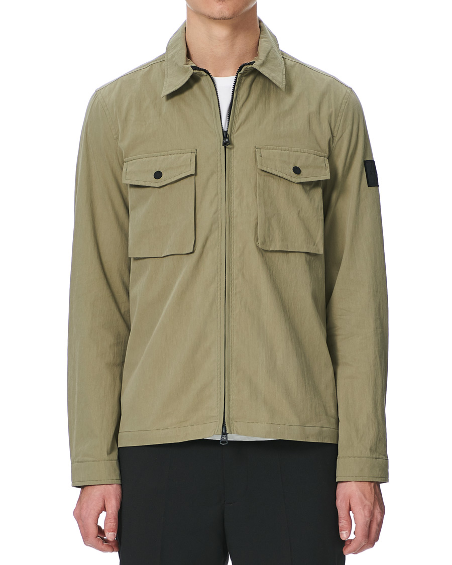 Herr | Calvin Klein Light Shirt Jacket Delta Green | Calvin Klein | Light Shirt Jacket Delta Green
