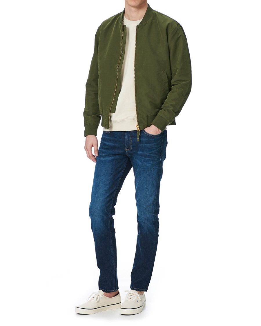 Herr | Jeans | Calvin Klein Jeans | Slim Taper Stretch Jeans Dark Blue