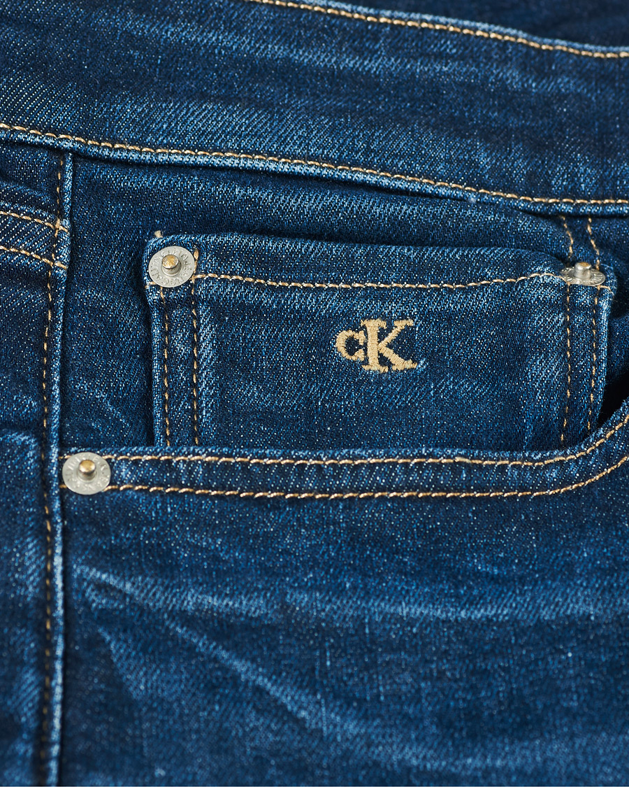 Herr | Jeans | Calvin Klein Jeans | Slim Taper Stretch Jeans Dark Blue