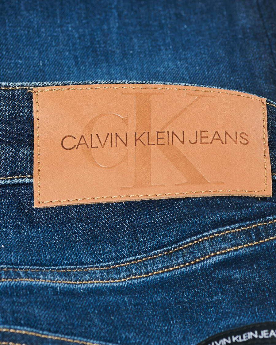 Herr | Jeans | Calvin Klein Jeans | Slim Taper Stretch Jeans Dark Blue