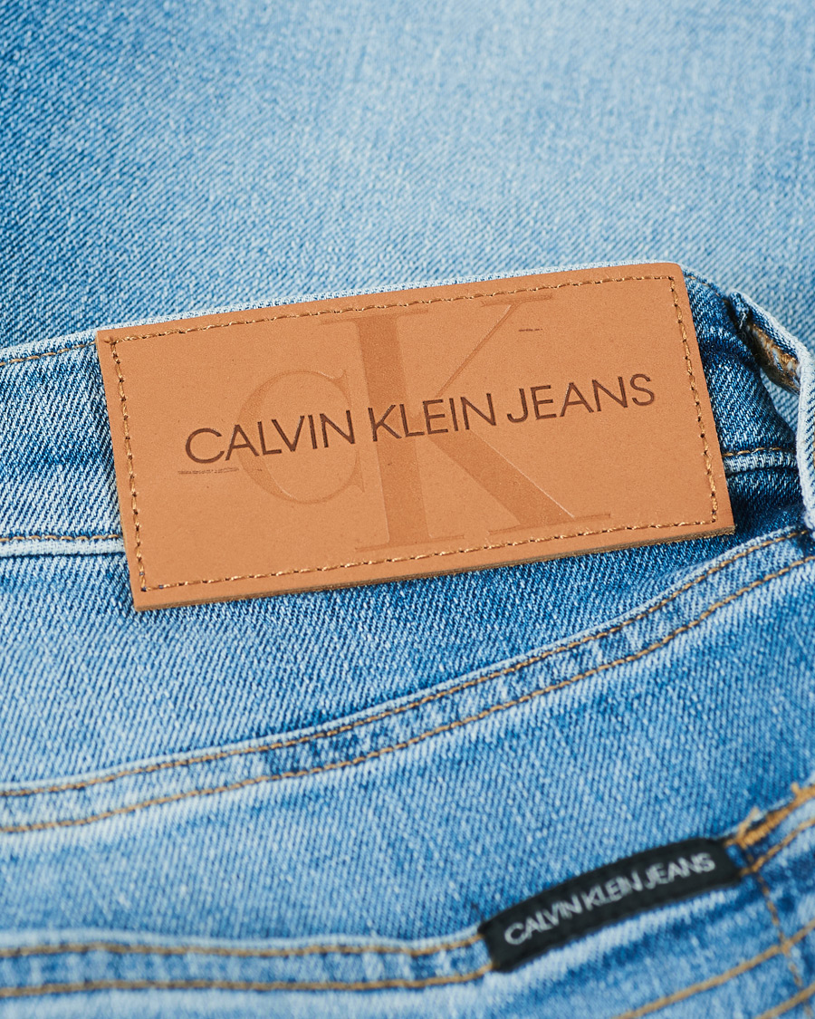 Herr | Shorts | Calvin Klein Jeans | Regular Fit Stretch Denim Shorts Light Blue