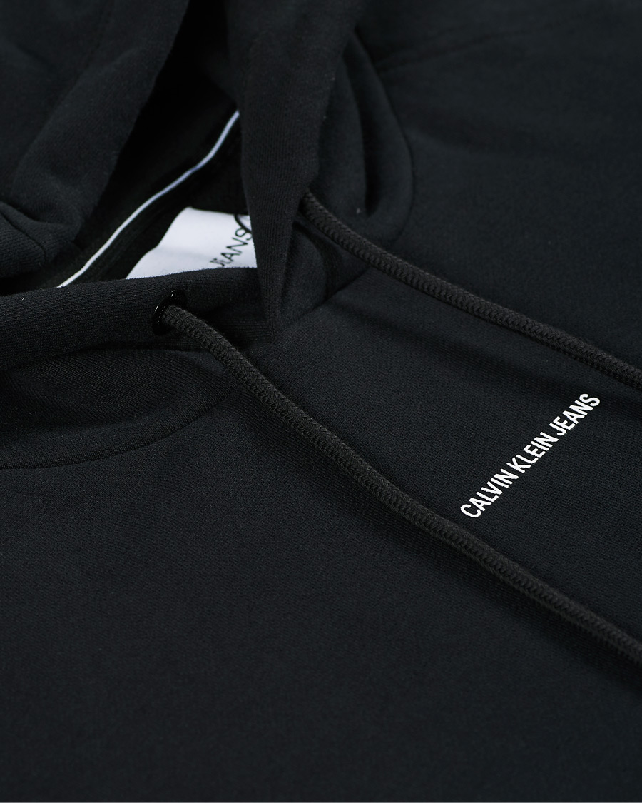 Herr | Tröjor | Calvin Klein Jeans | Micro Branding Hoodie Black