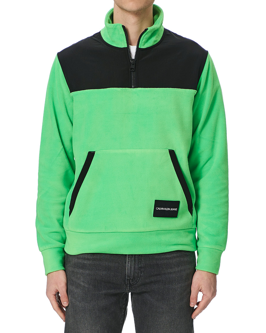 Herr | Tröjor | Calvin Klein Jeans | Polar Fleece Half Zip Andean Toucan