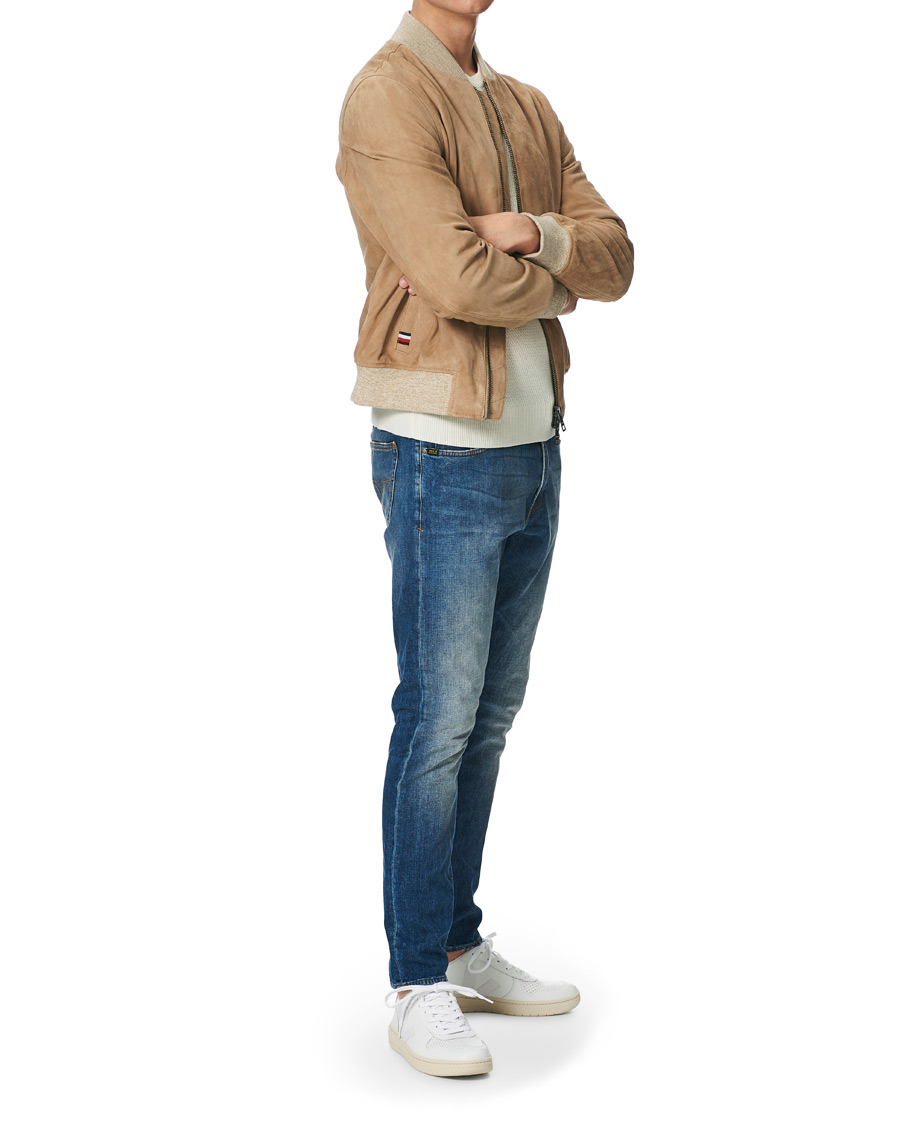 Herr | Jackor | Tommy Hilfiger | Suede Bomber Jacket Camel