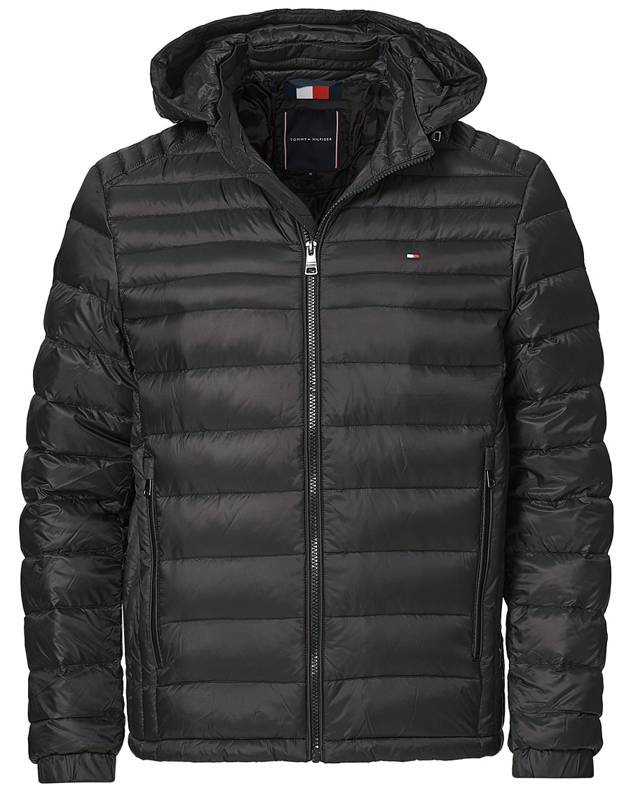 Herr | Jackor | Tommy Hilfiger | Packable Down Hooded Jacket Black
