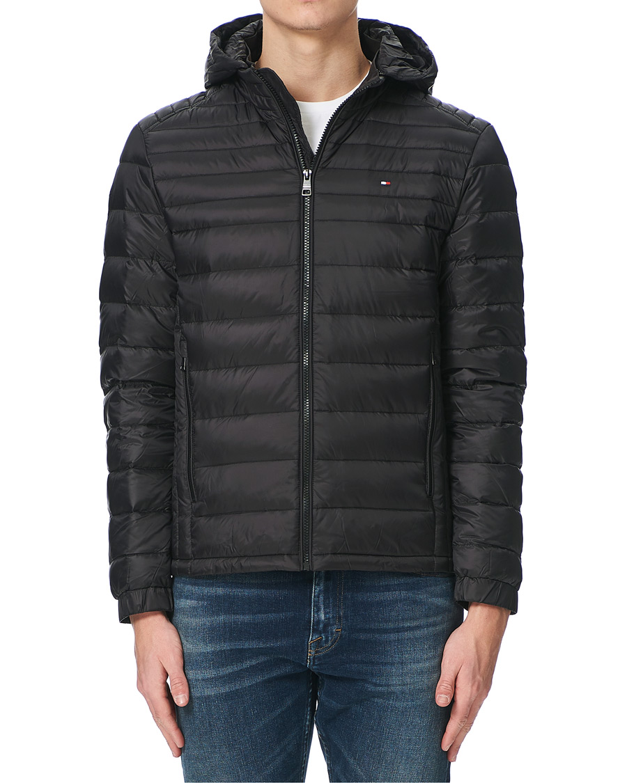 Herr | Jackor | Tommy Hilfiger | Packable Down Hooded Jacket Black