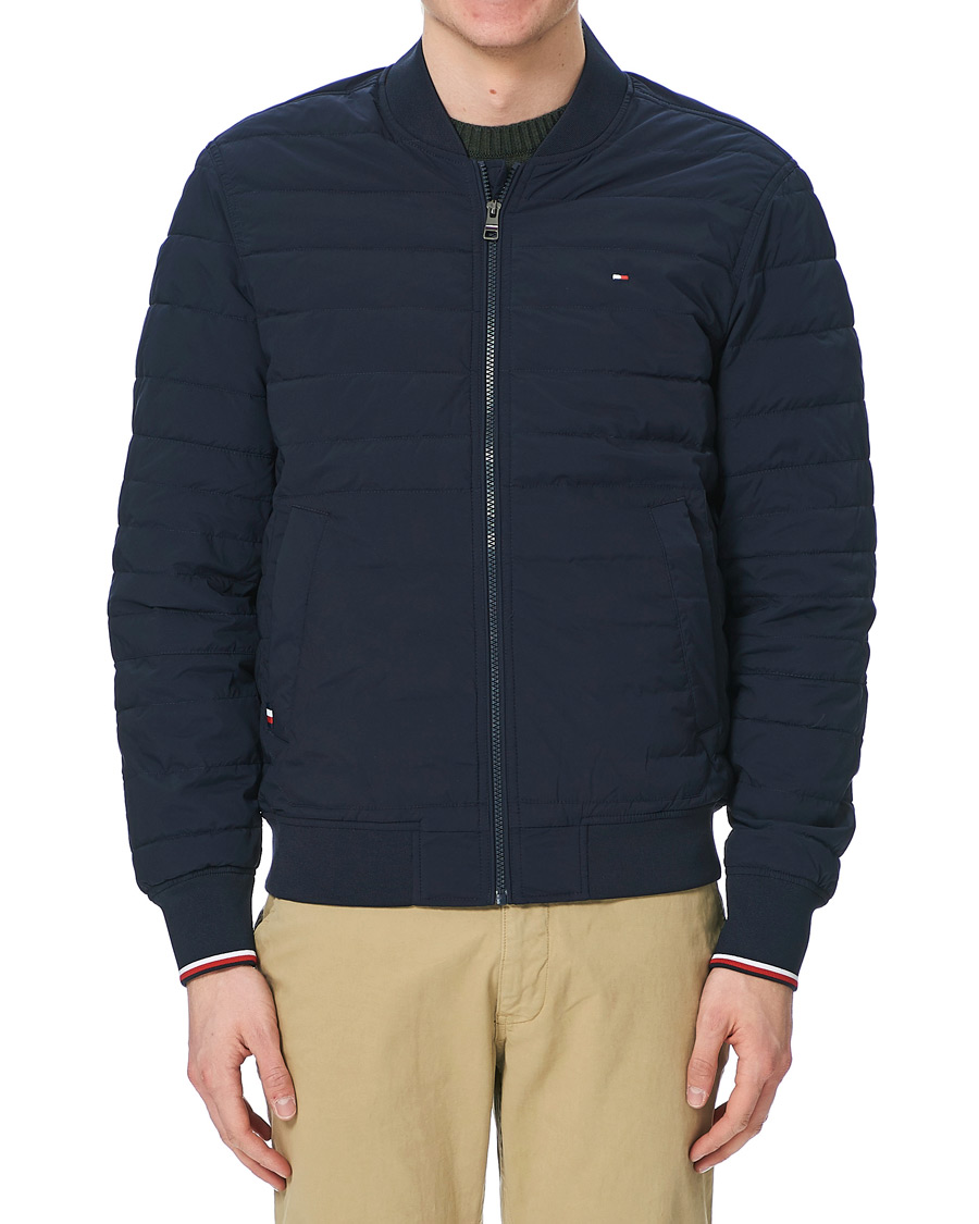 Herr | Jackor | Tommy Hilfiger | Flex Padded Bomber Jacket Desert Sky
