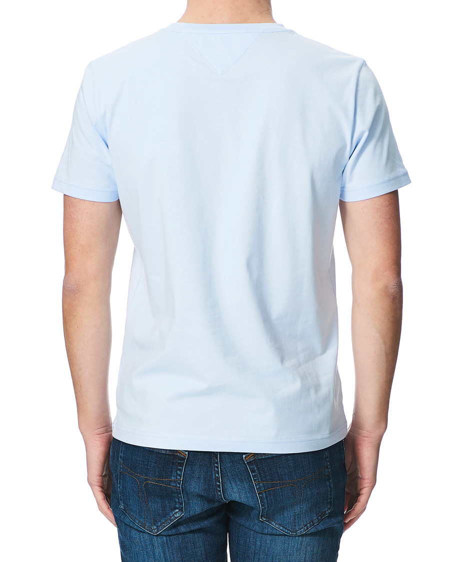 Herr | T-Shirts | Tommy Hilfiger | Logo Crew Neck Tee Sweet Blue