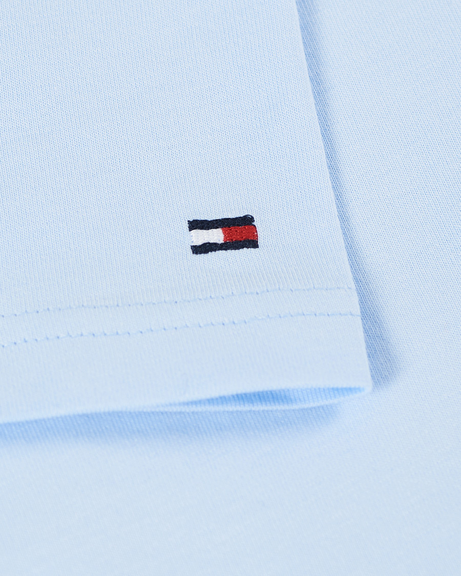 Herr | T-Shirts | Tommy Hilfiger | Logo Crew Neck Tee Sweet Blue