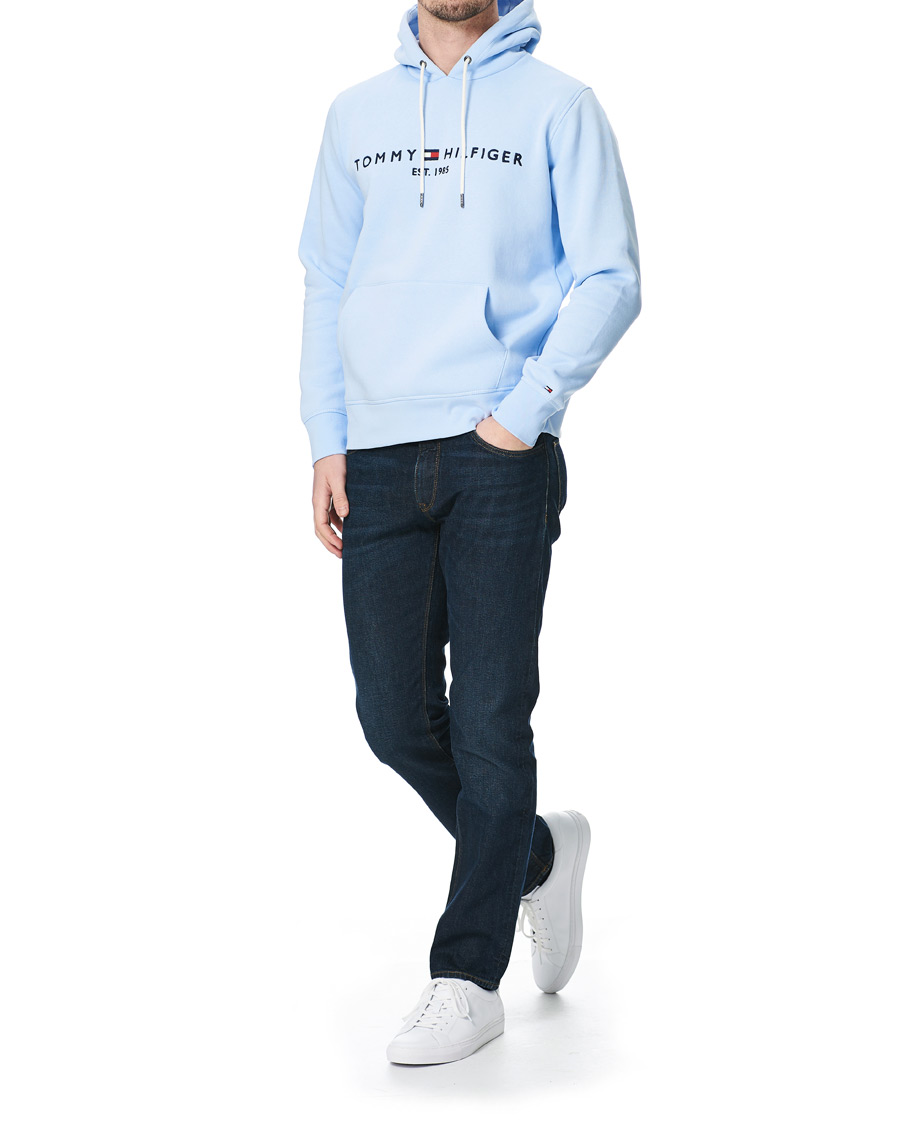 Herr | Tröjor | Tommy Hilfiger | Logo Hoodie Sweet Blue