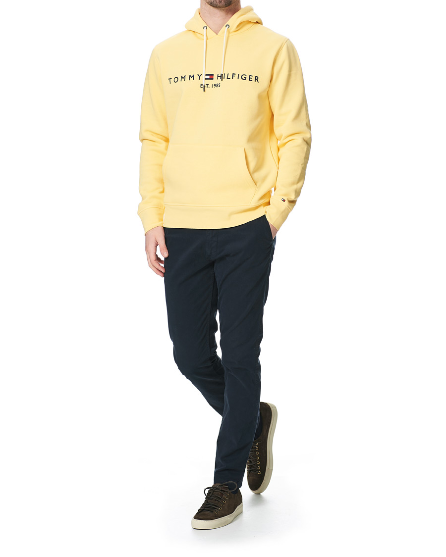 Herr | Tröjor | Tommy Hilfiger | Logo Hoodie Delicate Yellow