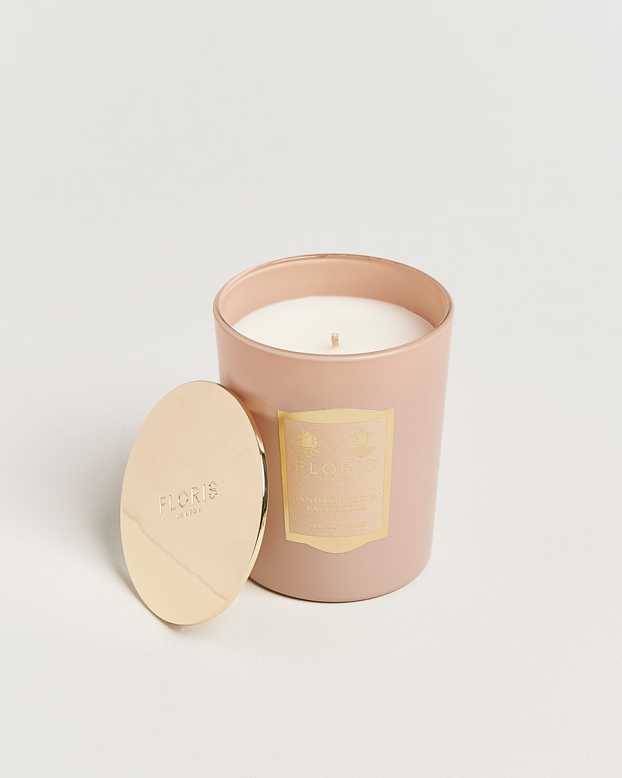 Herr | Doftljus | Floris London | Scented Candle Sandalwood & Patchouli 175g