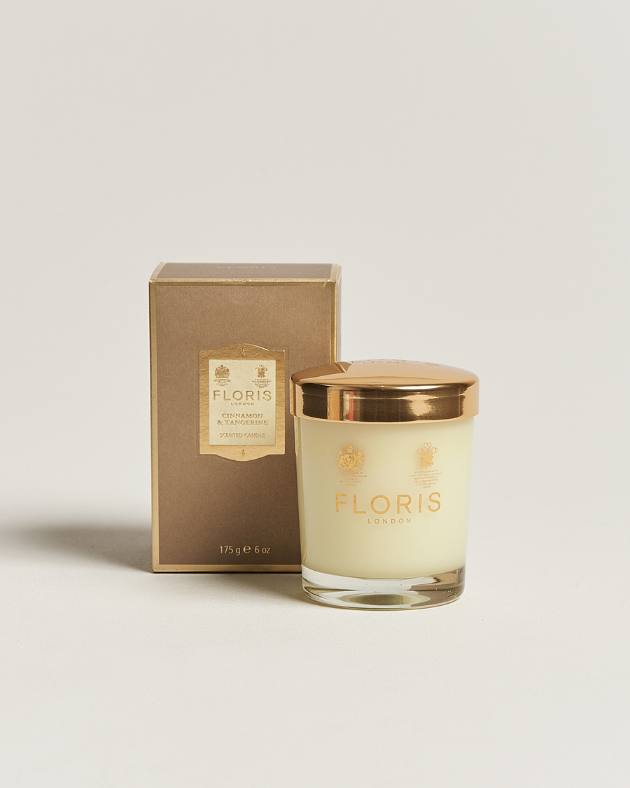 Herr | Doftljus | Floris London | Scented Candle Cinnamon & Tangerine 175g