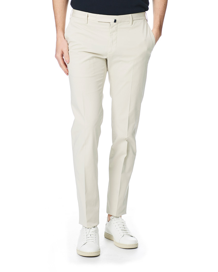 Herr | Byxor | Incotex | Slim Fit Stretch Chinos Sand