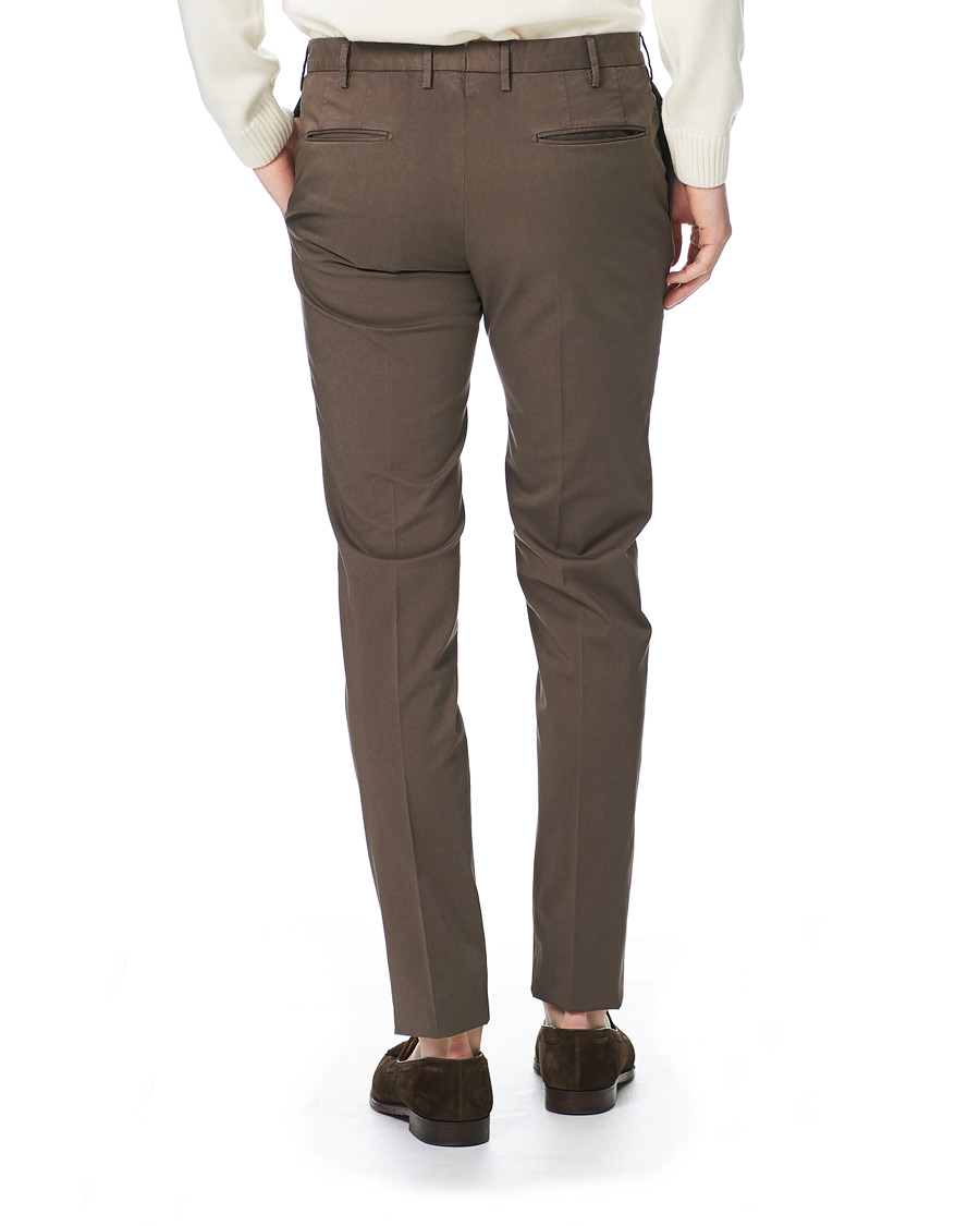 Herr | Byxor | Incotex | Slim Fit Stretch Chinos Dark Brown