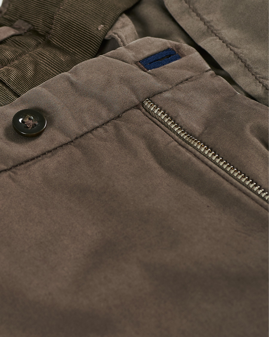 Herr | Byxor | Incotex | Slim Fit Stretch Chinos Dark Brown