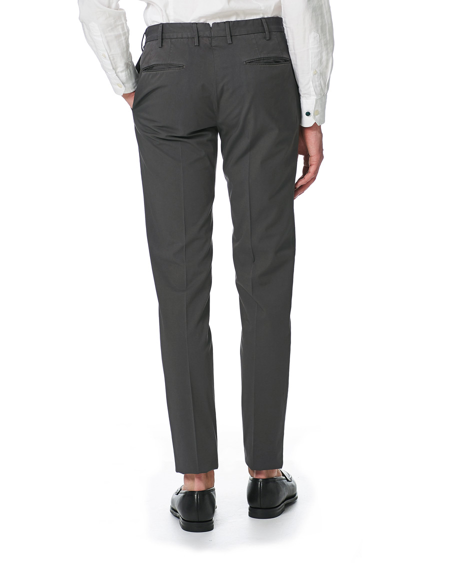 Herr | Byxor | Incotex | Slim Fit Stretch Chinos Dark Grey