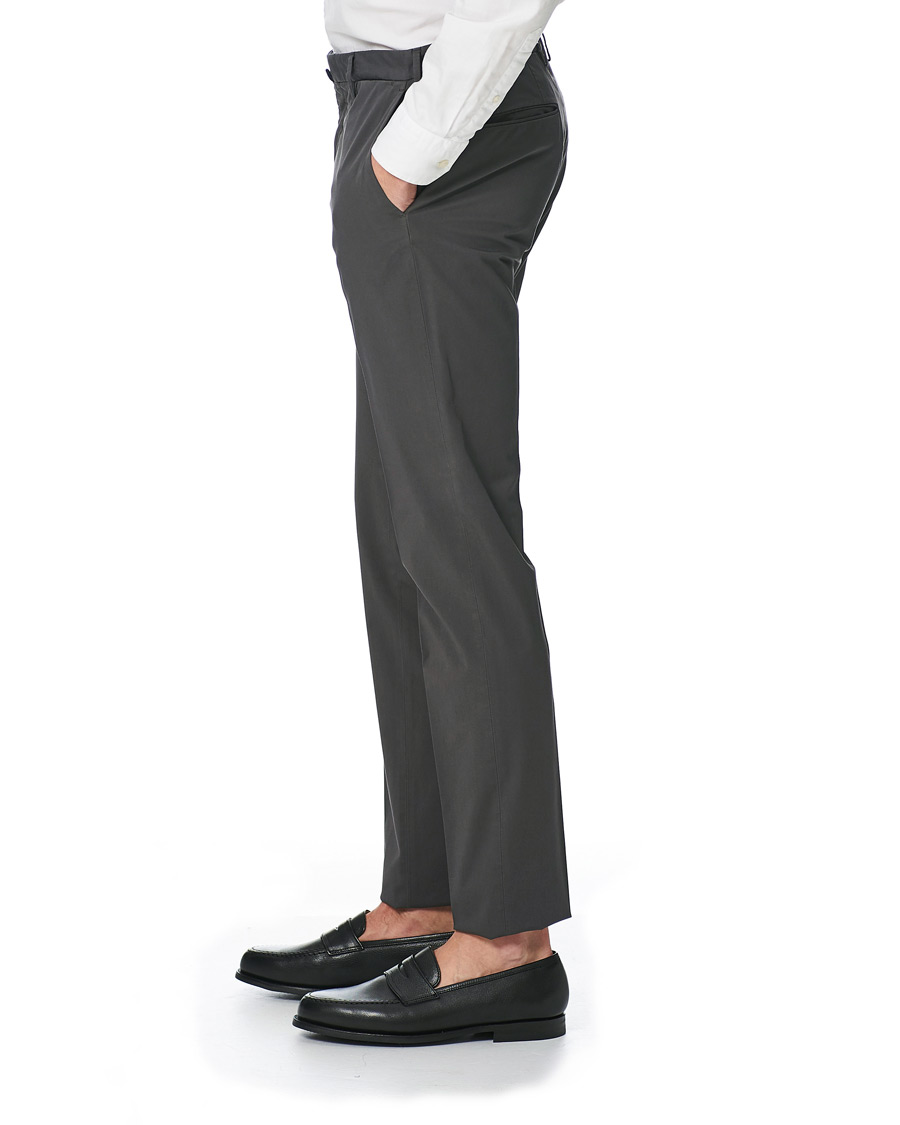 Herr | Byxor | Incotex | Slim Fit Stretch Chinos Dark Grey