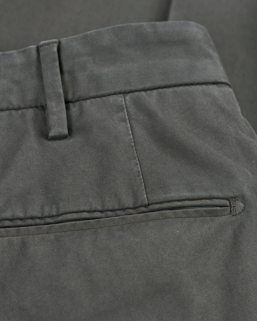 Herr | Byxor | Incotex | Slim Fit Stretch Chinos Dark Grey