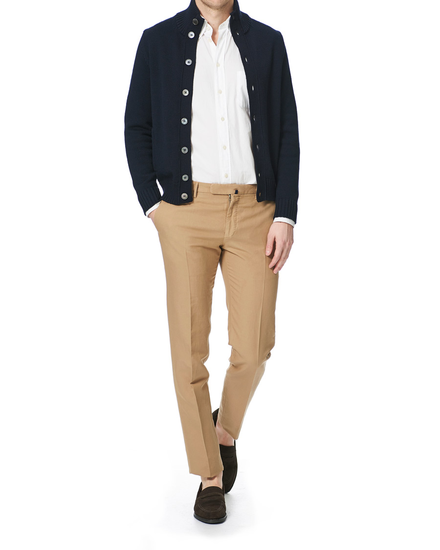 Herr | Byxor | Incotex | Slim Fit Chinolino Trousers Beige