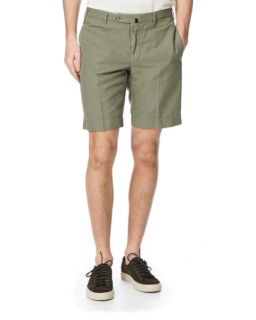 Herr | Shorts | Incotex | Chinolino Shorts Light Green