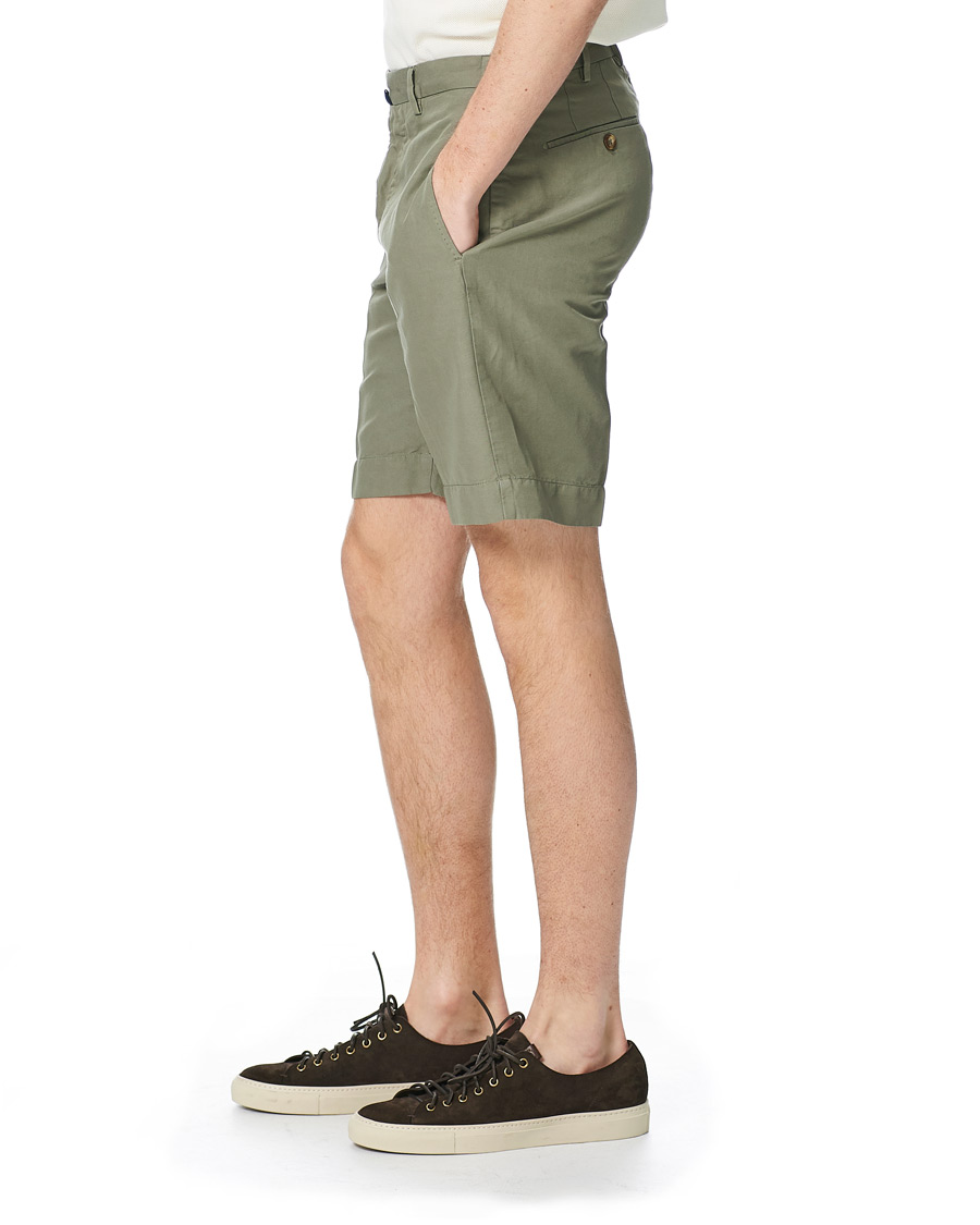 Herr | Shorts | Incotex | Chinolino Shorts Light Green