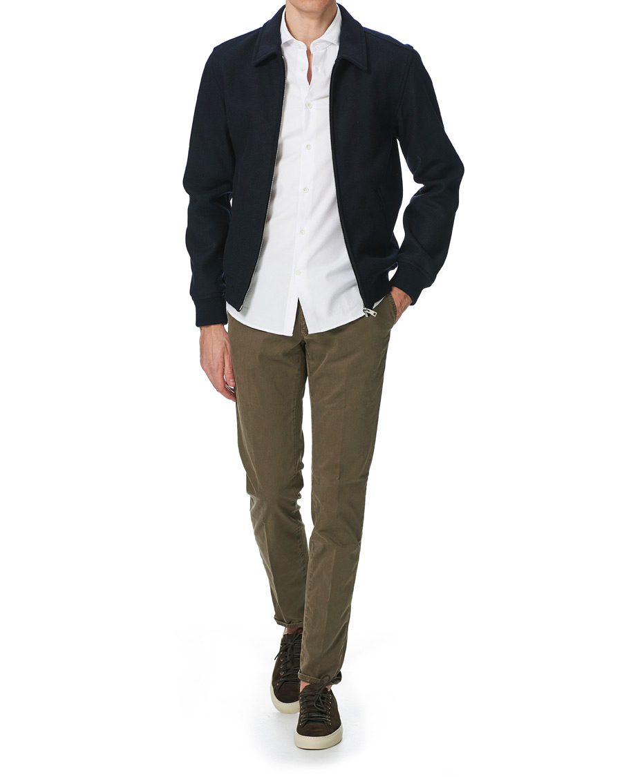 Herr | Skjortor | Glanshirt | Slim Fit Oxford Shirt White