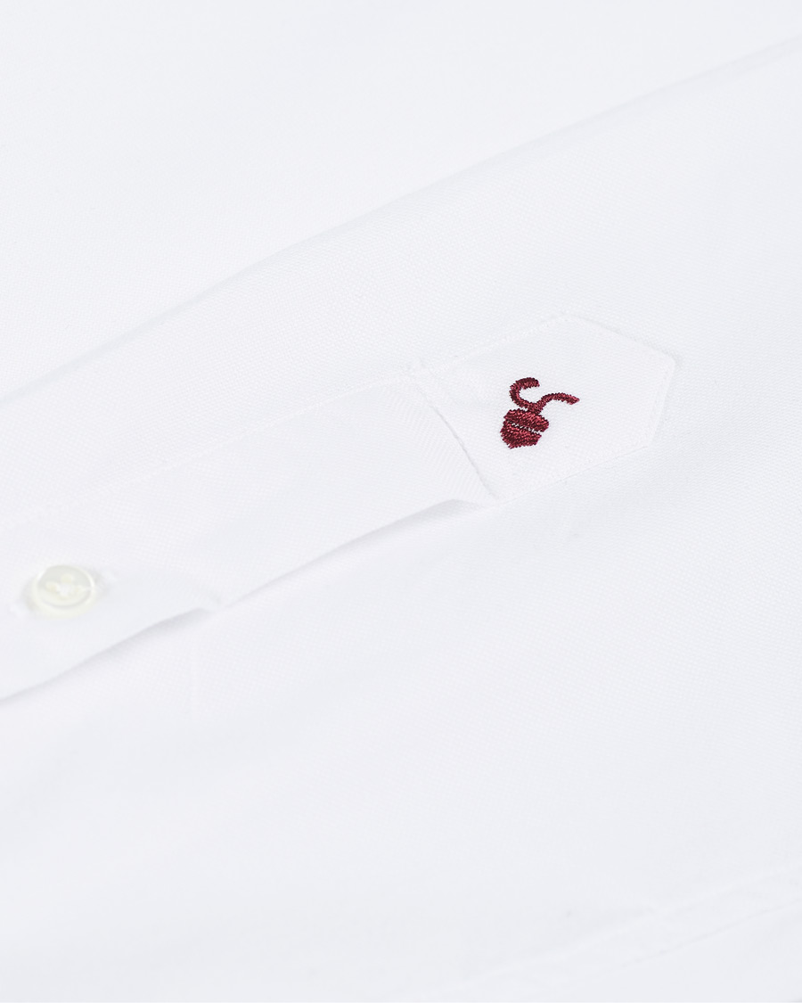 Herr | Skjortor | Glanshirt | Slim Fit Oxford Shirt White