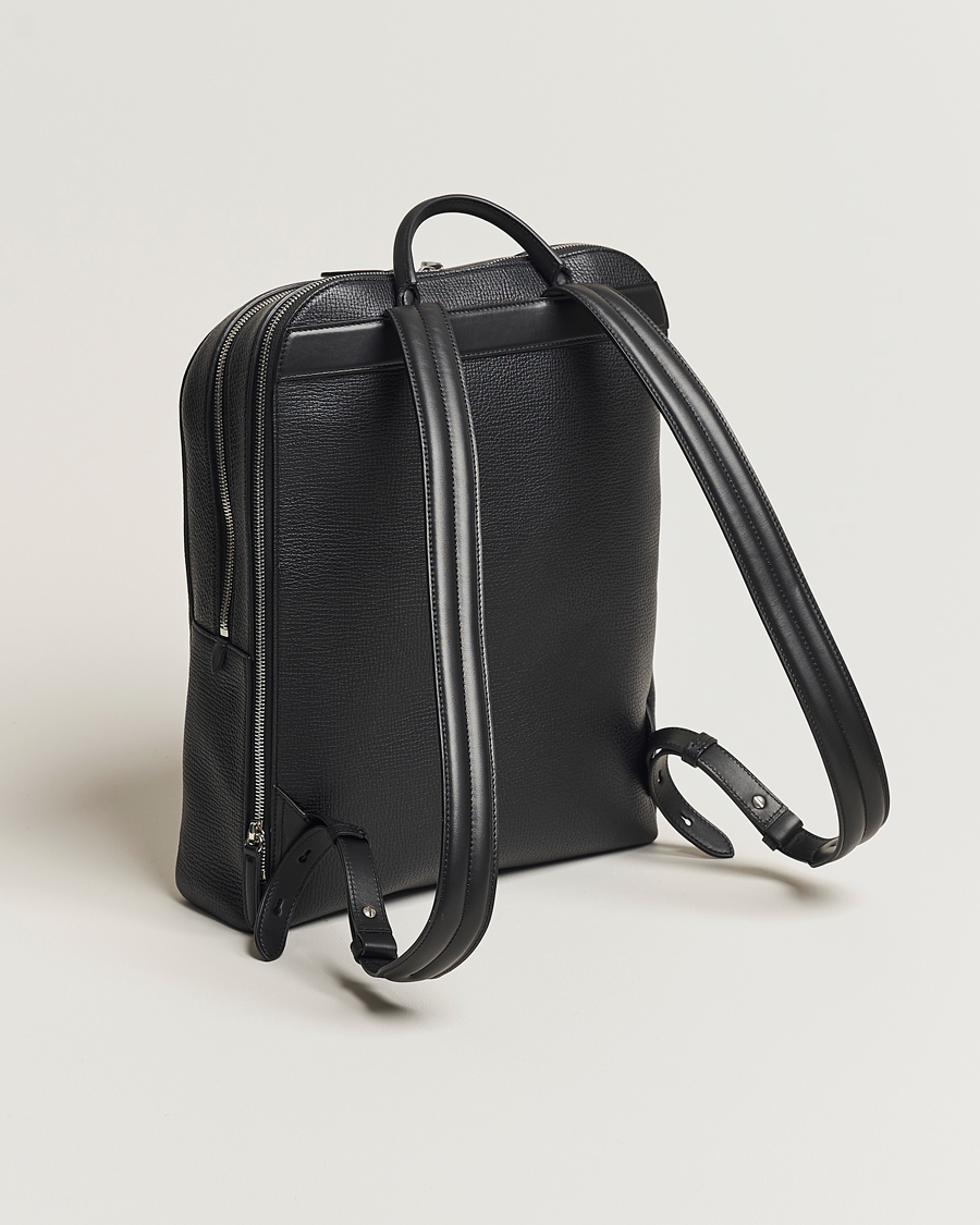 Herr | Väskor | Smythson | Ludlow Zip Around Backpack Black