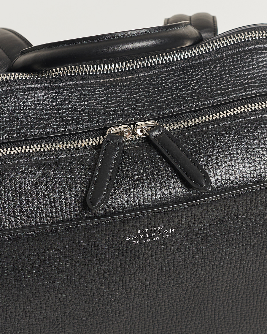 Herr | Väskor | Smythson | Ludlow Zip Around Backpack Black