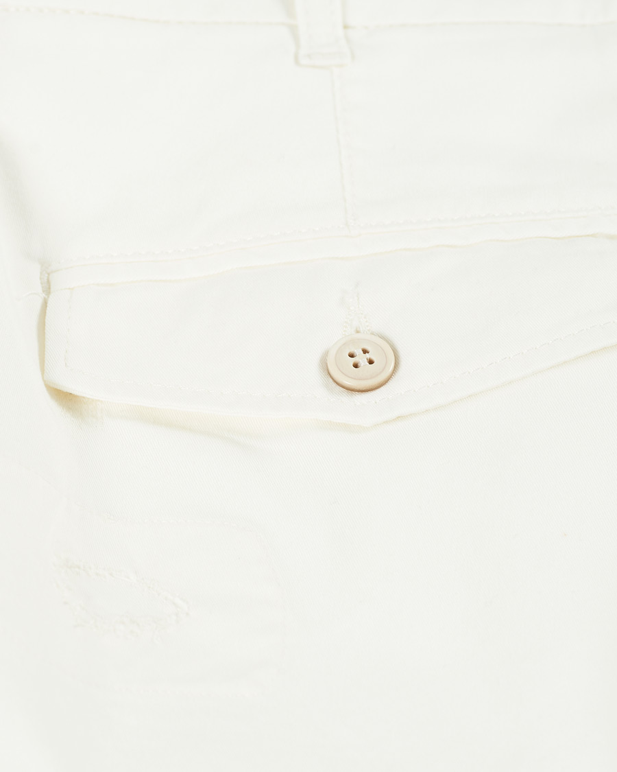 Herr | Byxor | Altea | Patch Cotton Chinos White
