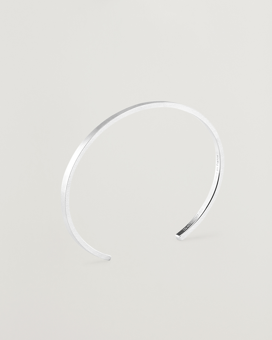 Herr | Smycken | LE GRAMME | Ribbon Bracelet Brushed Sterling Silver 7g