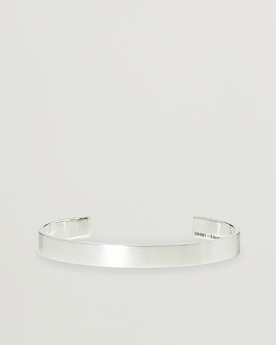 Herr | Smycken | LE GRAMME | Ribbon Bracelet Brushed Sterling Silver 21g