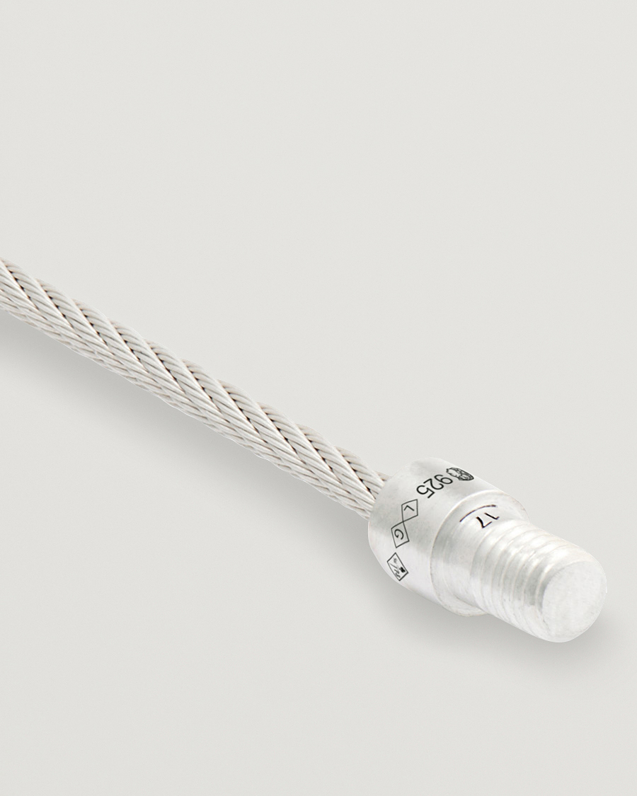 Herr | Smycken | LE GRAMME | Cable Bracelet Brushed Sterling Silver 9g