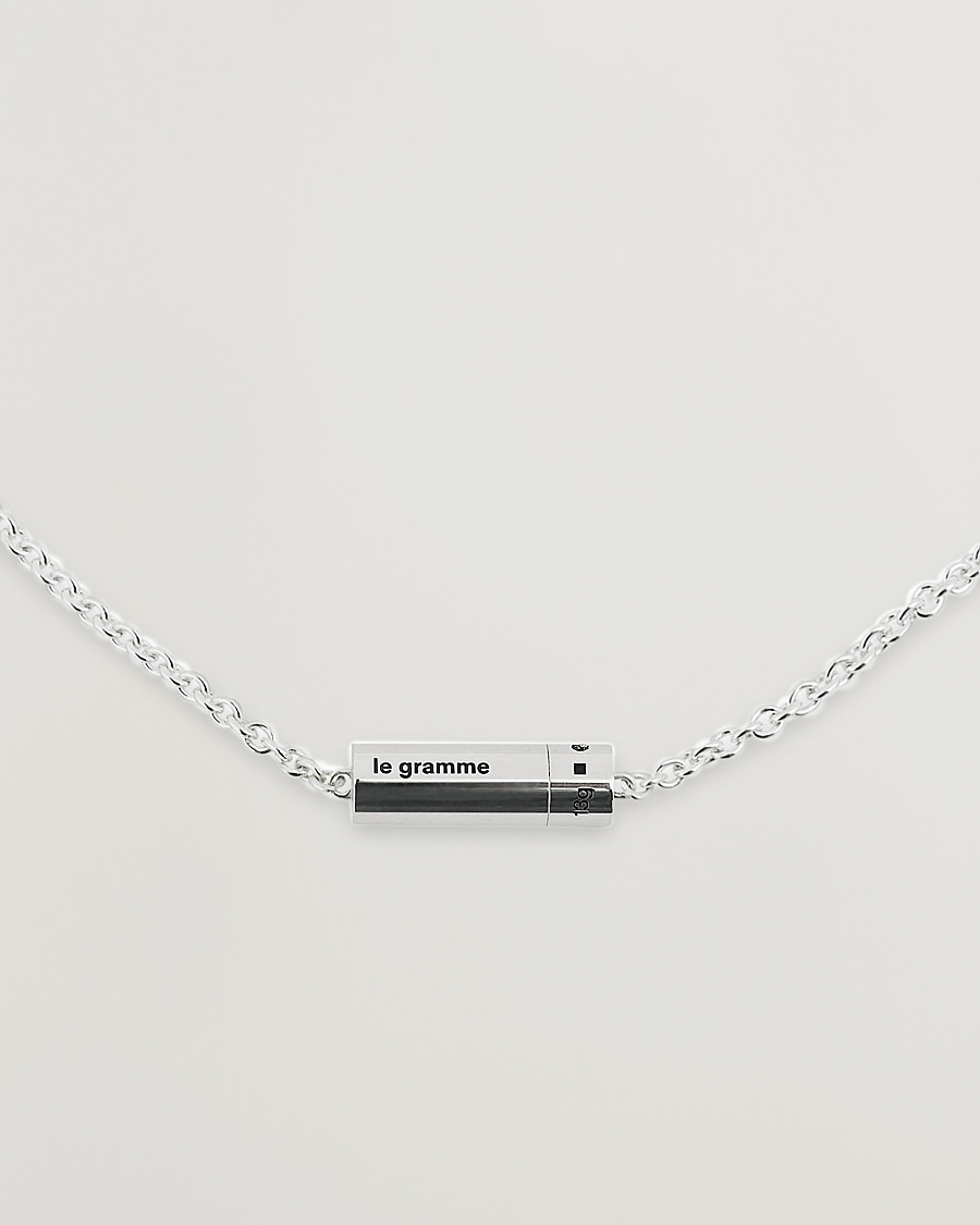 Herr | LE GRAMME Chain Cable Necklace Sterling Silver 13g | LE GRAMME | Chain Cable Necklace Sterling Silver 13g