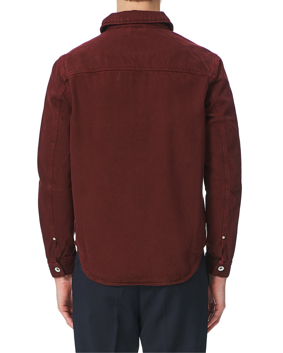 Herr | Jackor | Tiger of Sweden Jeans | Get Organic Cotton Denim Jacket Wine Red