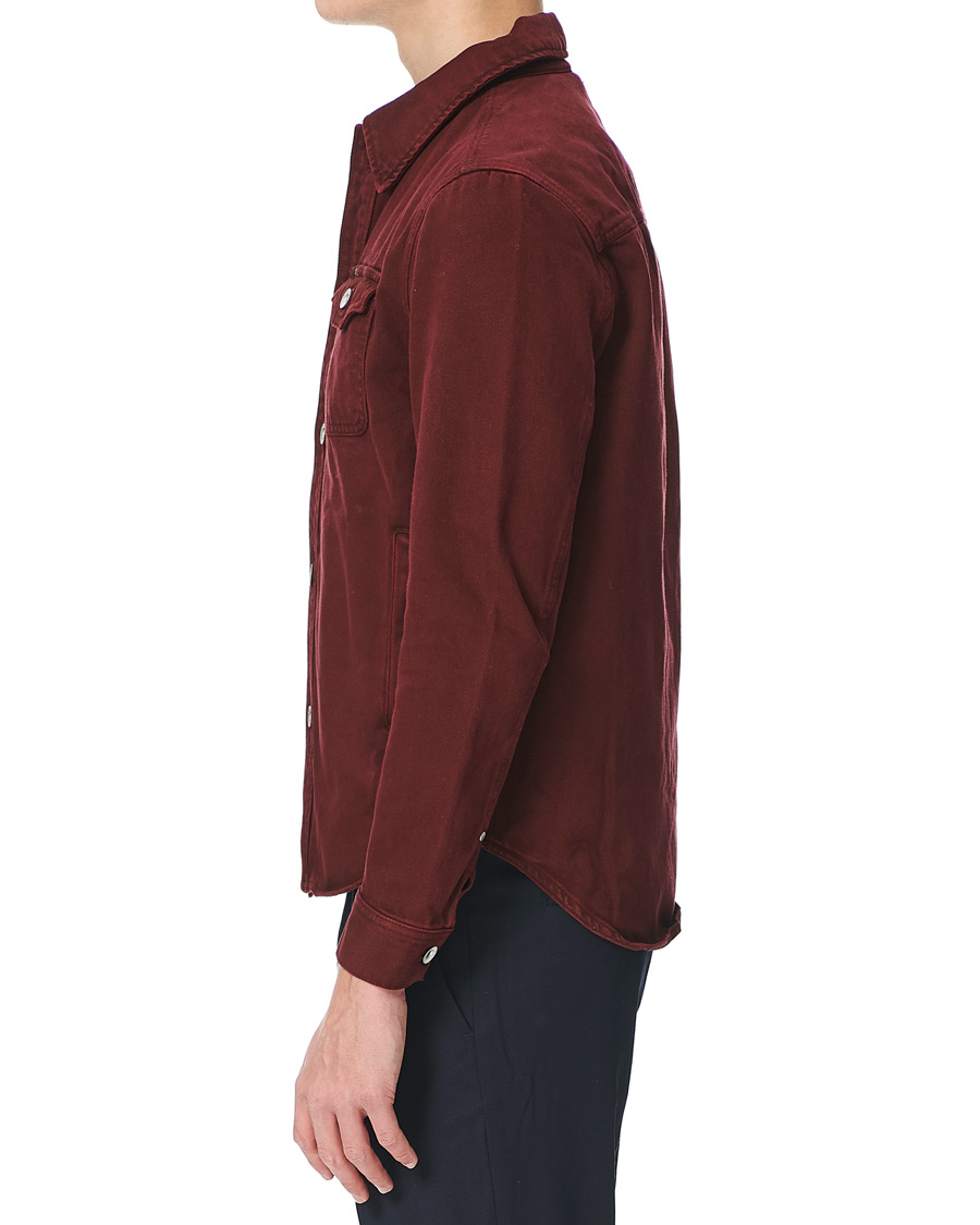 Herr | Jackor | Tiger of Sweden Jeans | Get Organic Cotton Denim Jacket Wine Red